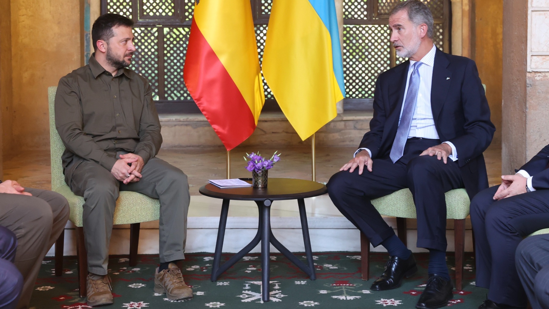 El Rey y Volodimir Zelenski en la Alhambra (Foto: Europa Press).