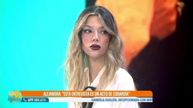 Alejandra Rubio en 'Así es la vida'.