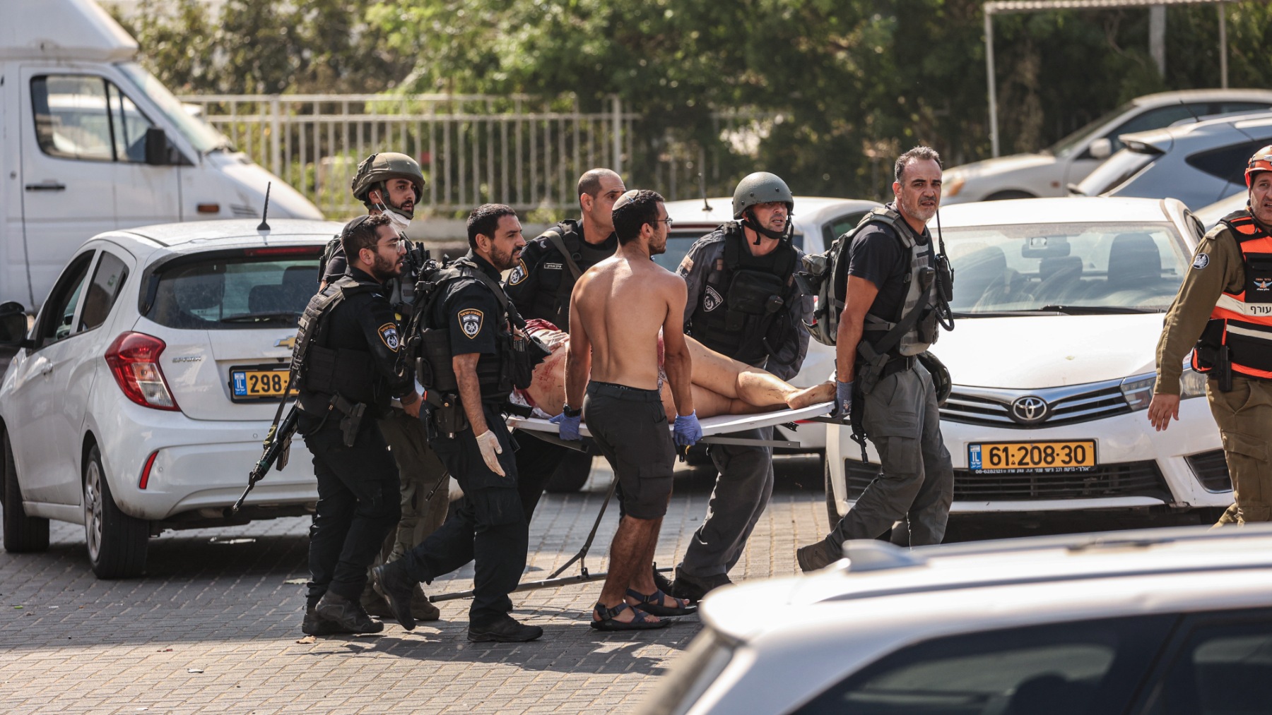 Ataque desde la Franja de Gaza contra Israel en Ashkelon (Foto: Europa Press).