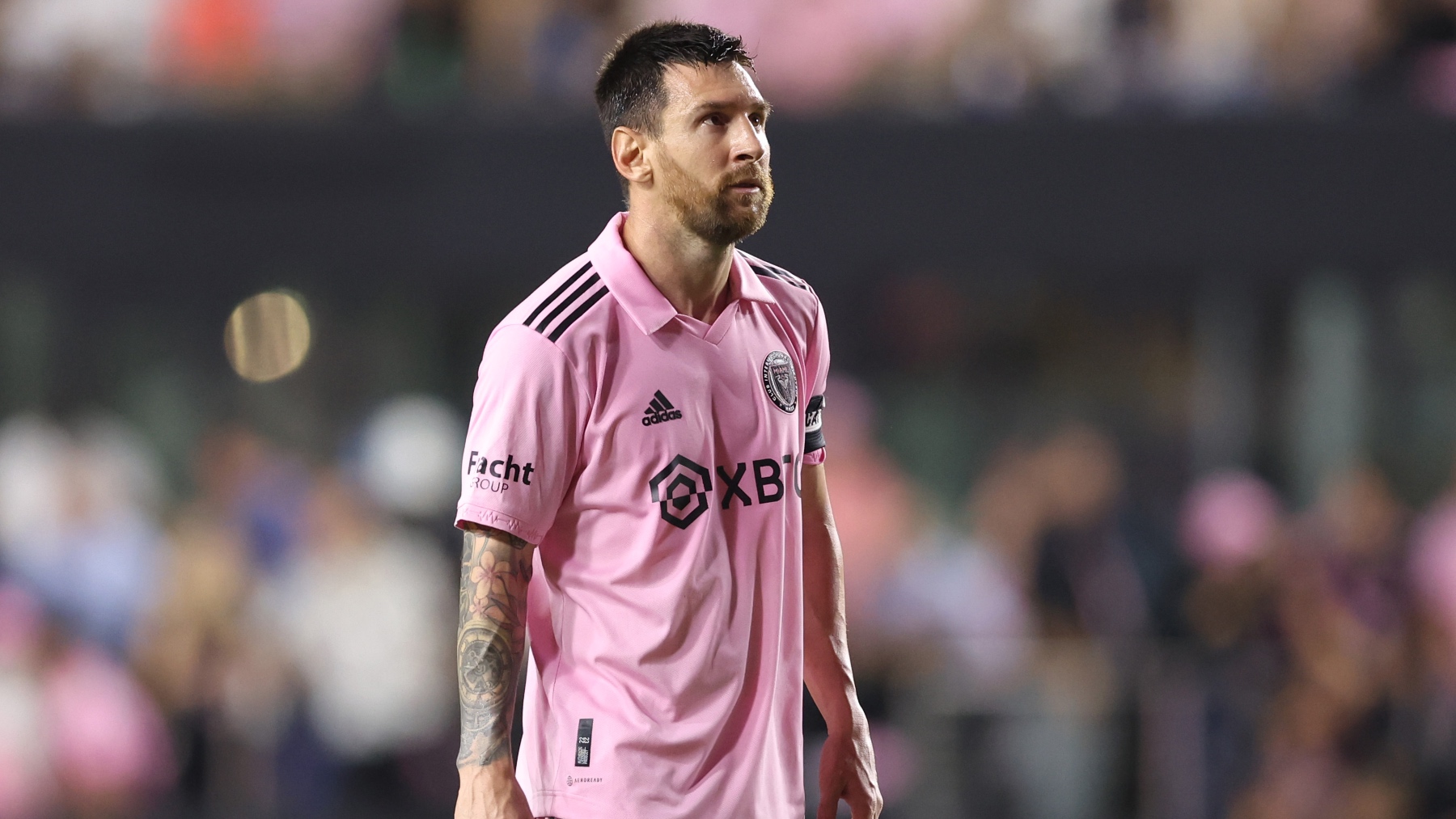 Leo Messi, en el último partido del Inter Miami. (Getty)