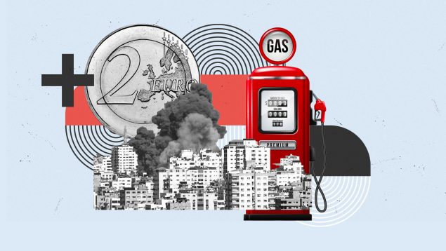 guerra Israel Hamás precio gasolina
