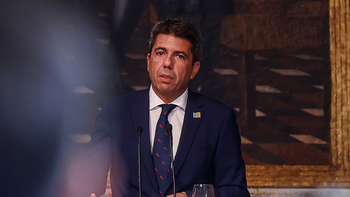 El presidente de la Generalitat Valenciana Carlos Mazón.