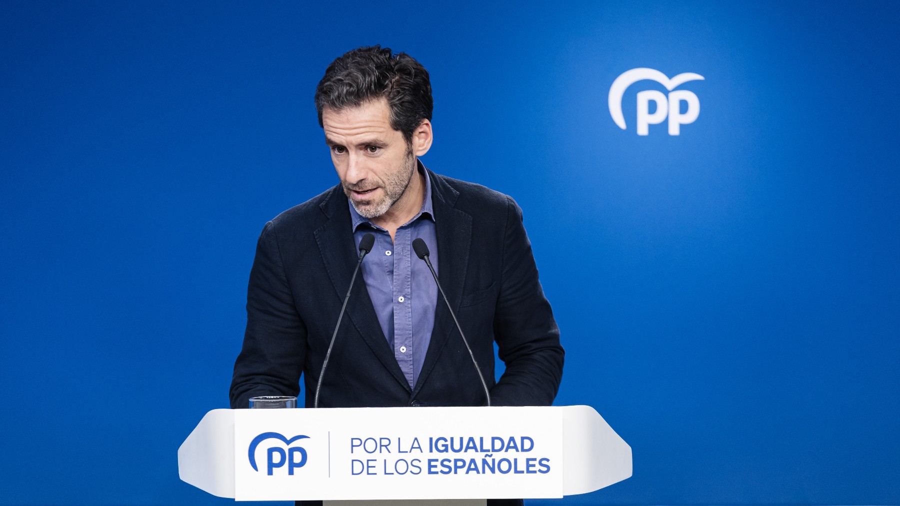 Borja Sémper en rueda de prensa. (Foto: EP)