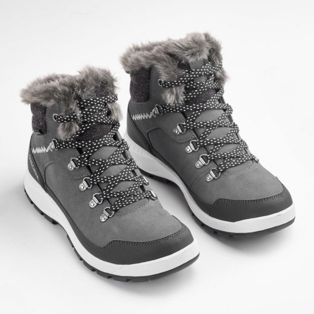 Zapatillas cálidas impermeables de senderismo - SH500 MID - Hombre