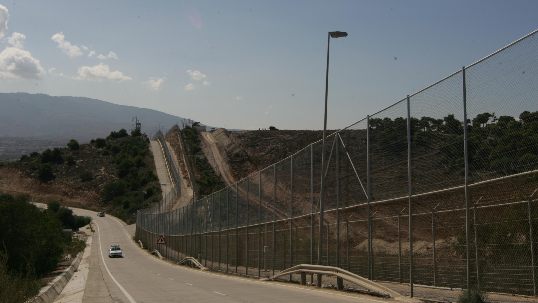 Valla fronteriza entre Melilla y Marruecos (EUROPA PRESS).