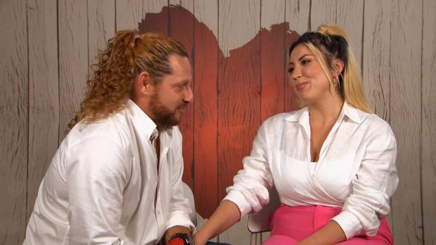 Monchi y Marieta en 'First Dates'.