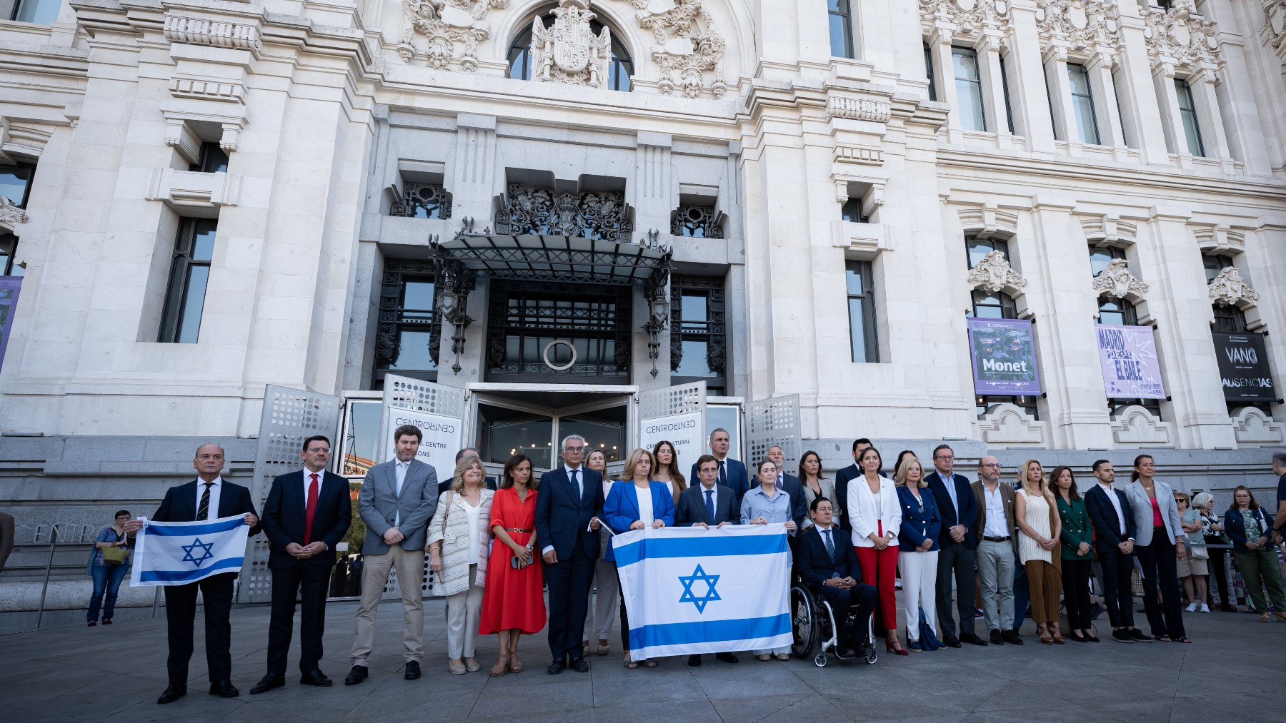 PP, Vox y PSOE se unen en el minuto de silencio a favor de las víctimas en Israel (EP)