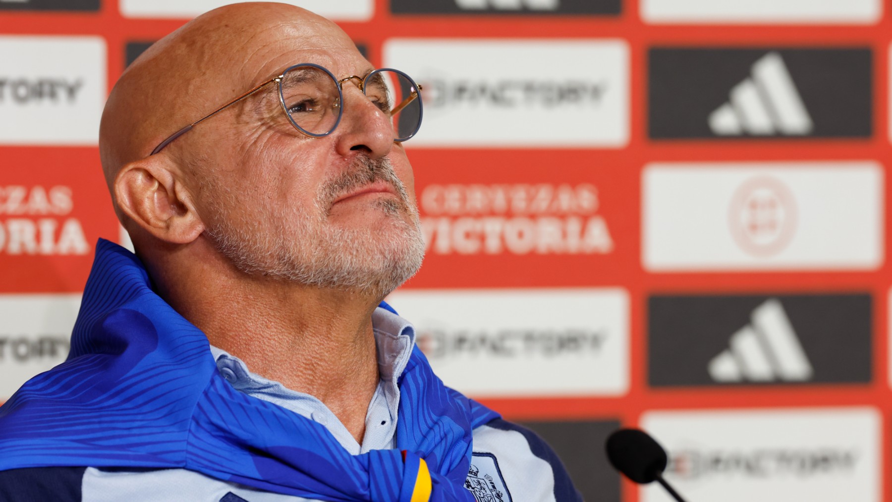 De la Fuente, en rueda de prensa. (EFE)