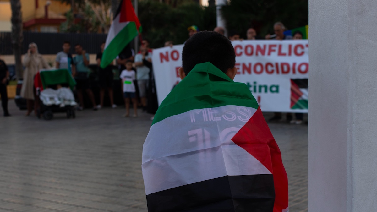 Manifestación pro Palestina en Melilla.