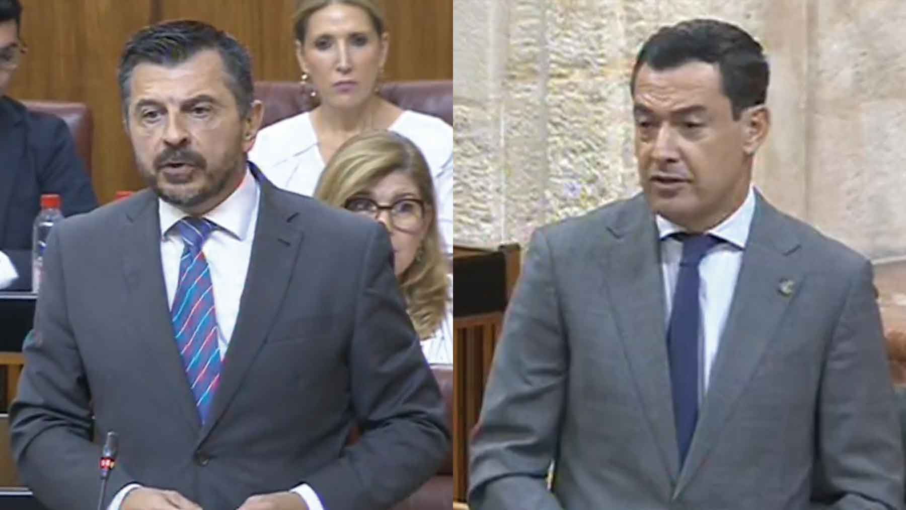 Toni Martín y Juanma Moreno.
