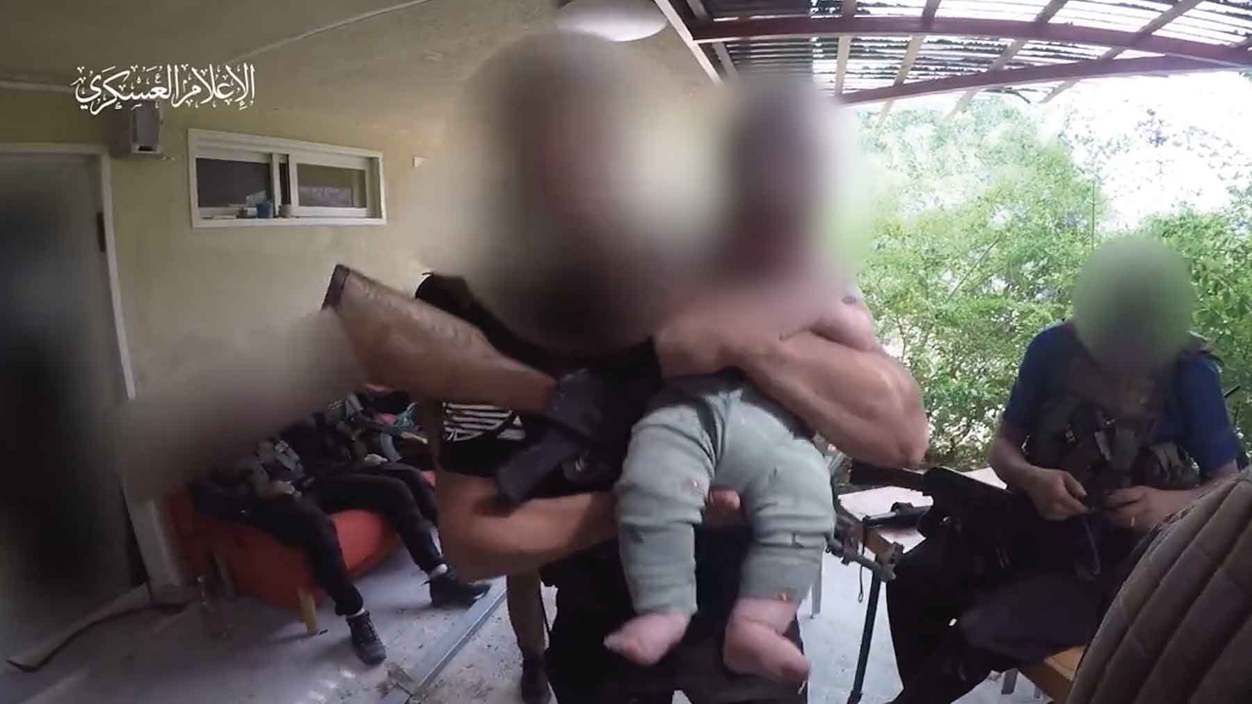Bebés secuestrados por terroristas de Hamás