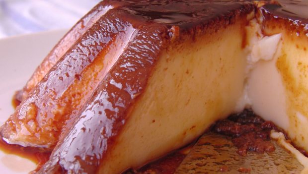 receta flan de queso