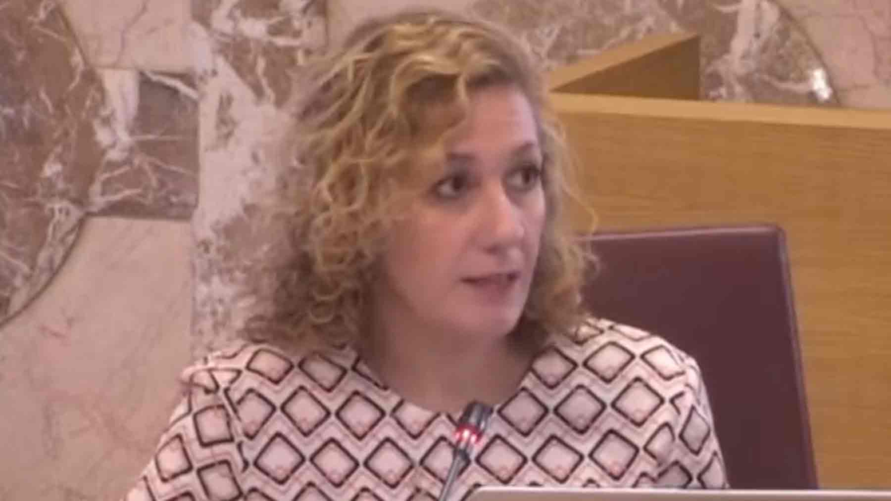 Susana Hornillo, portavoz de Podemos en Sevilla.