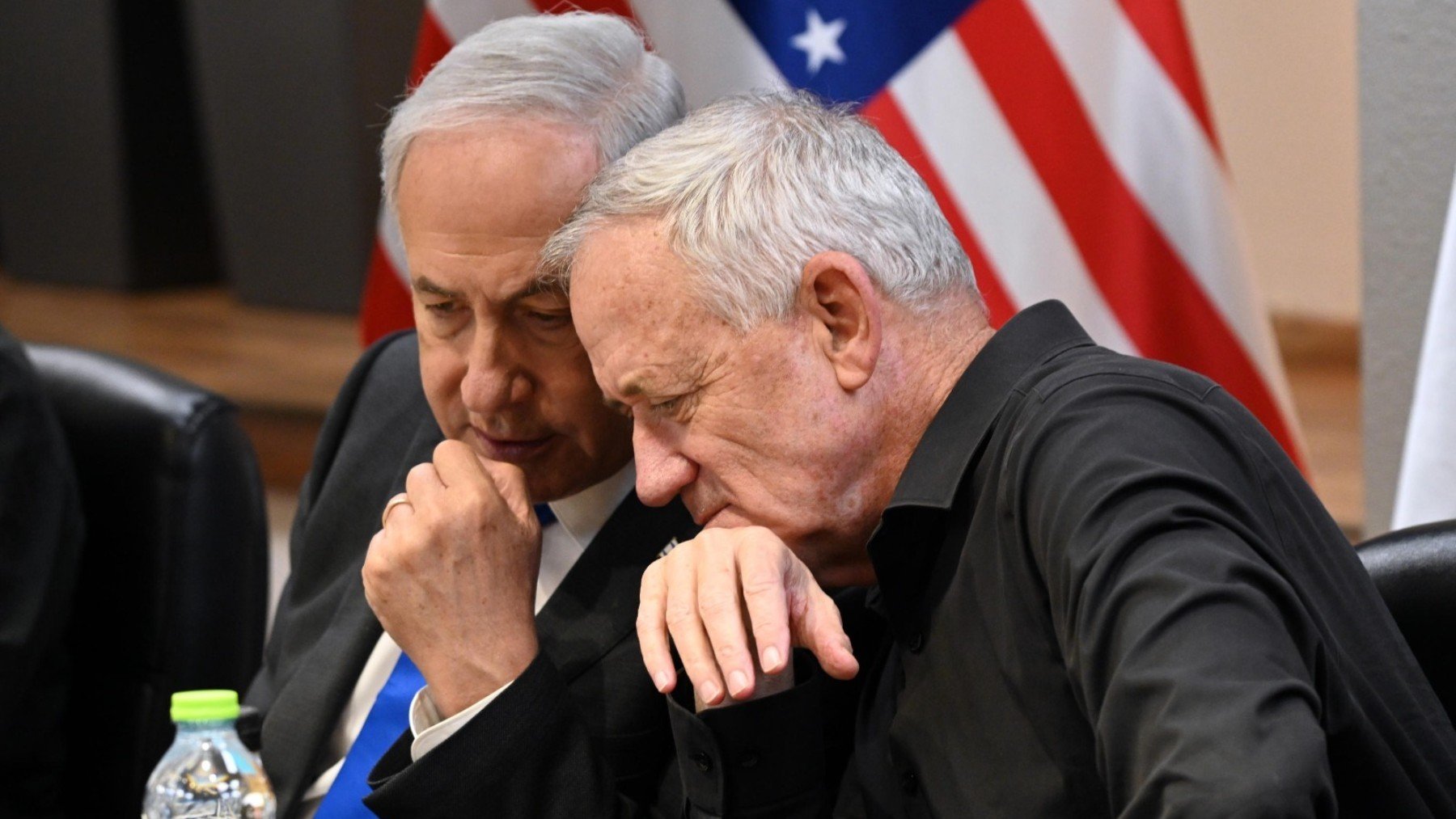 Benjamin Netanyahu y Benny Gantz.