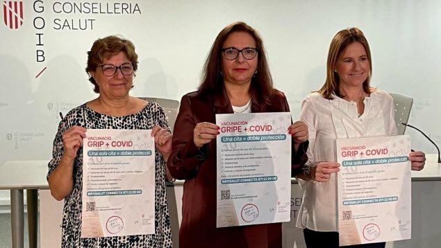Presentación de la campaña de vacunación en Baleares.