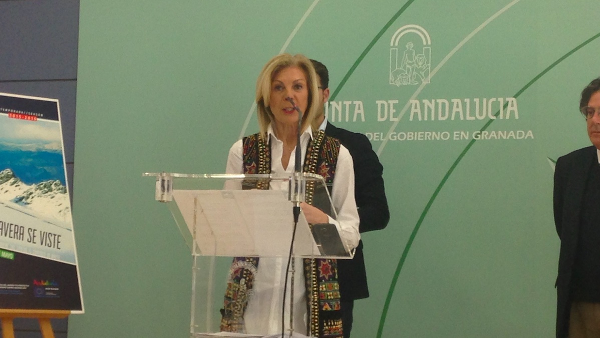 La socialista María José López en su etapa de consejera delegada de Cetursa.