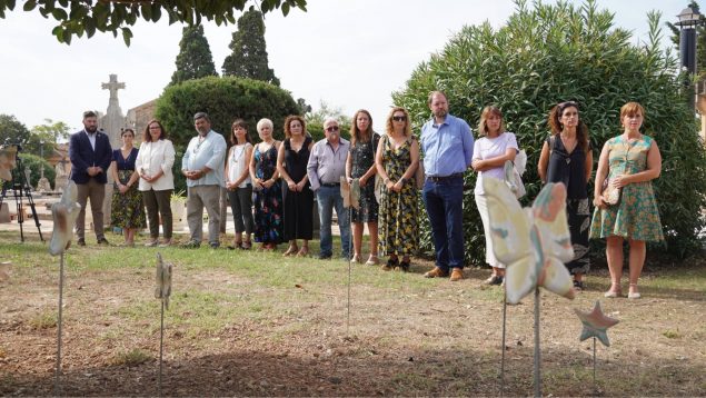 Inauguración del espacio destinado al duelo perinatal en el cementerio de Marratxí.