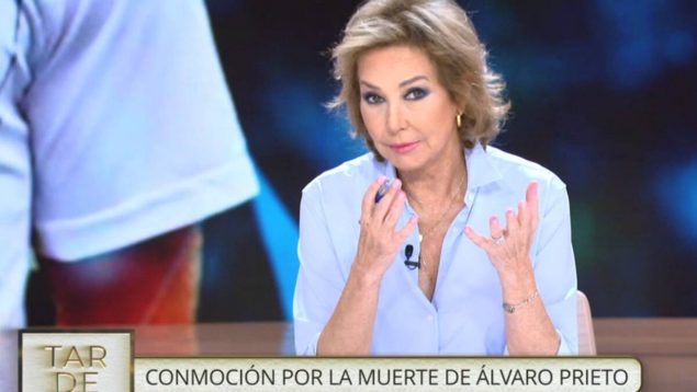 Ana Rosa ante la muerte de Álvaro Prieto: «Veo esa foto y veo a mi hijo»