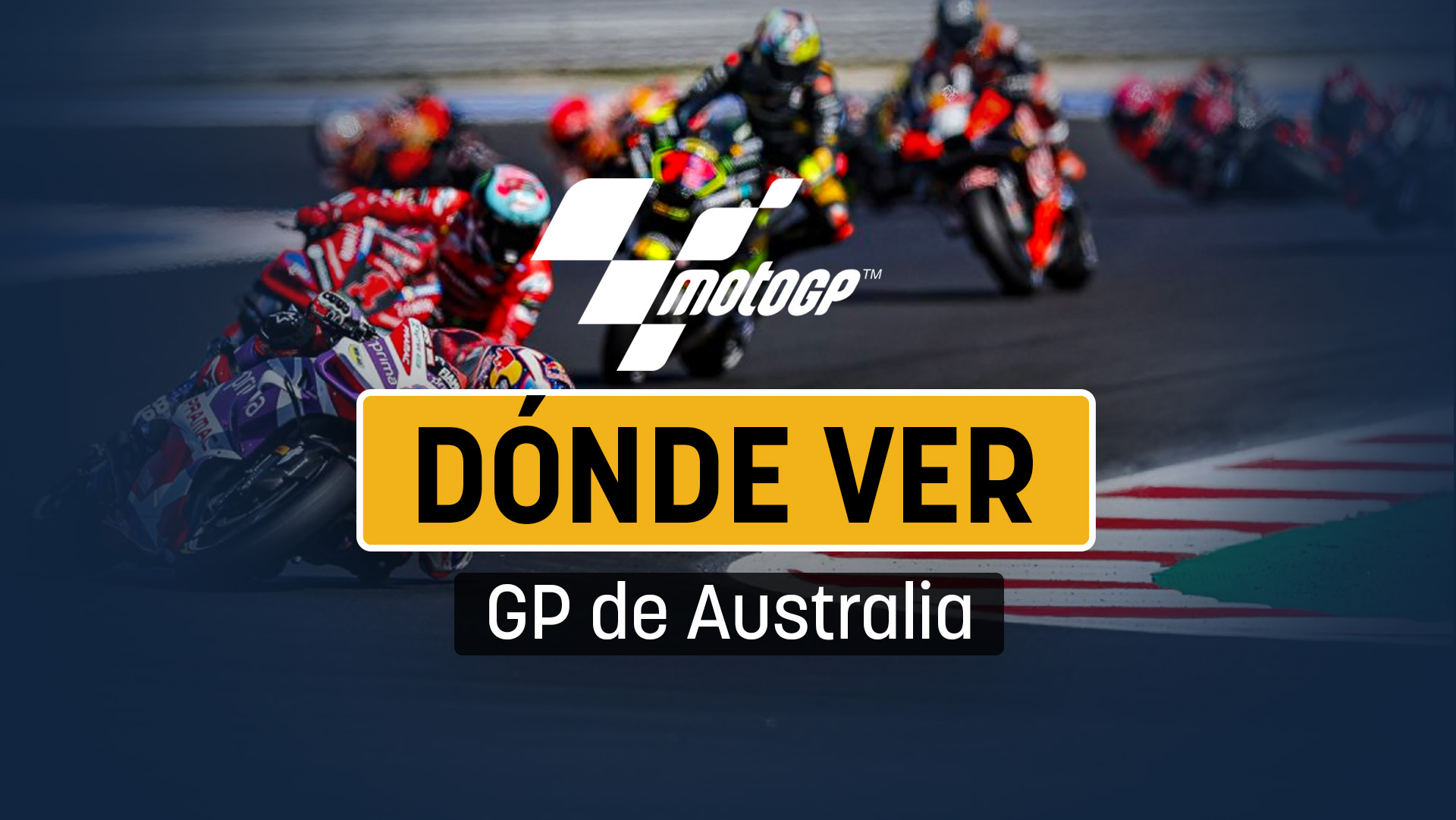 MotoGP Australia 2023: horario, dónde ver online en vivo y por TV en directo y cuánto dura la carrera.