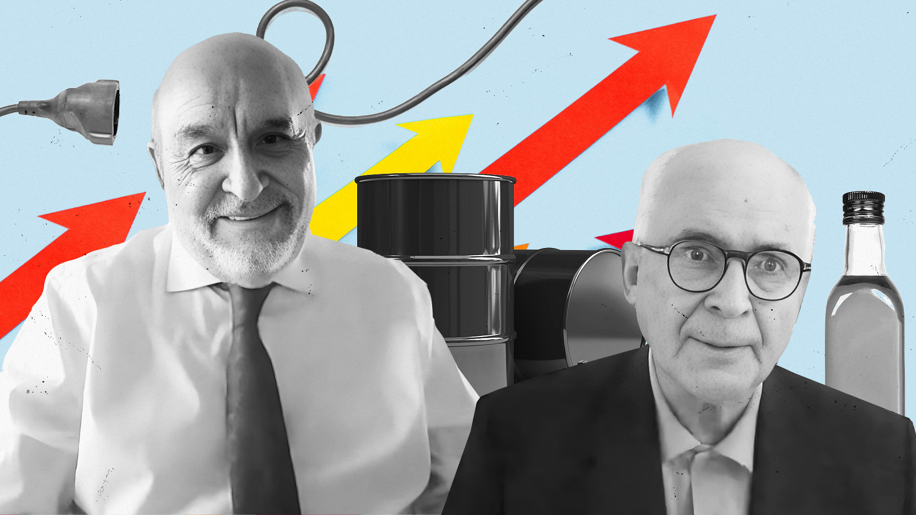 Julián Salcedo y Rafael Pampillón, expertos económicos.
