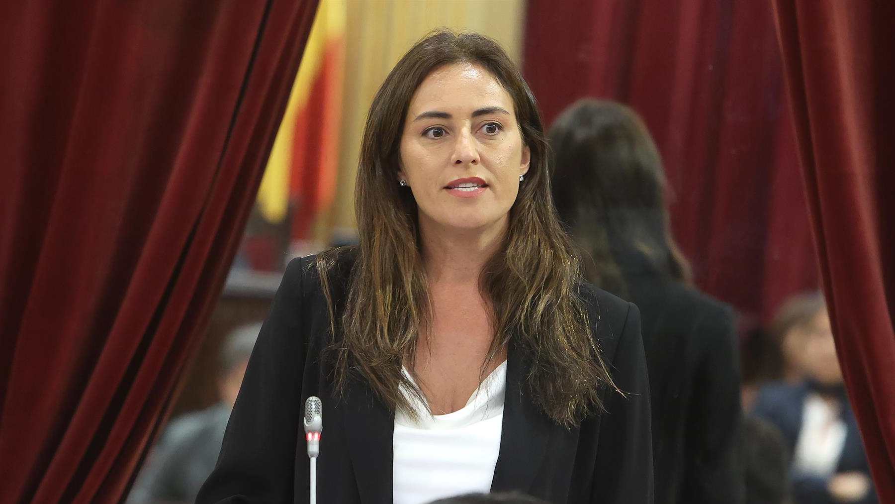 La portavoz de Vox Baleares en el Parlament, Idoia Ribas.