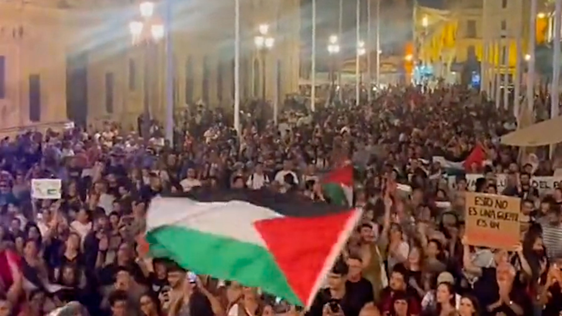 Manifestación pro Palestina en Sevilla.