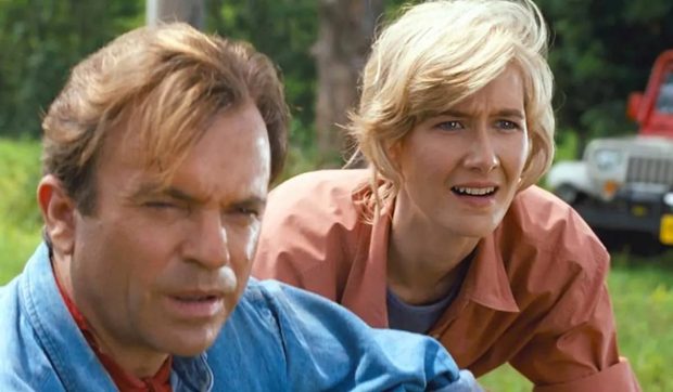 Sam Neill en 'Parque Jurásico'.