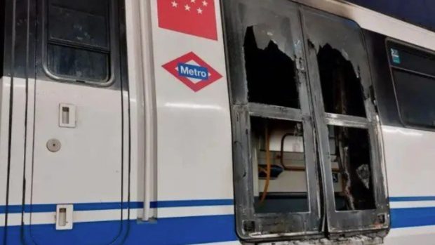 destrozos Metro Madrid