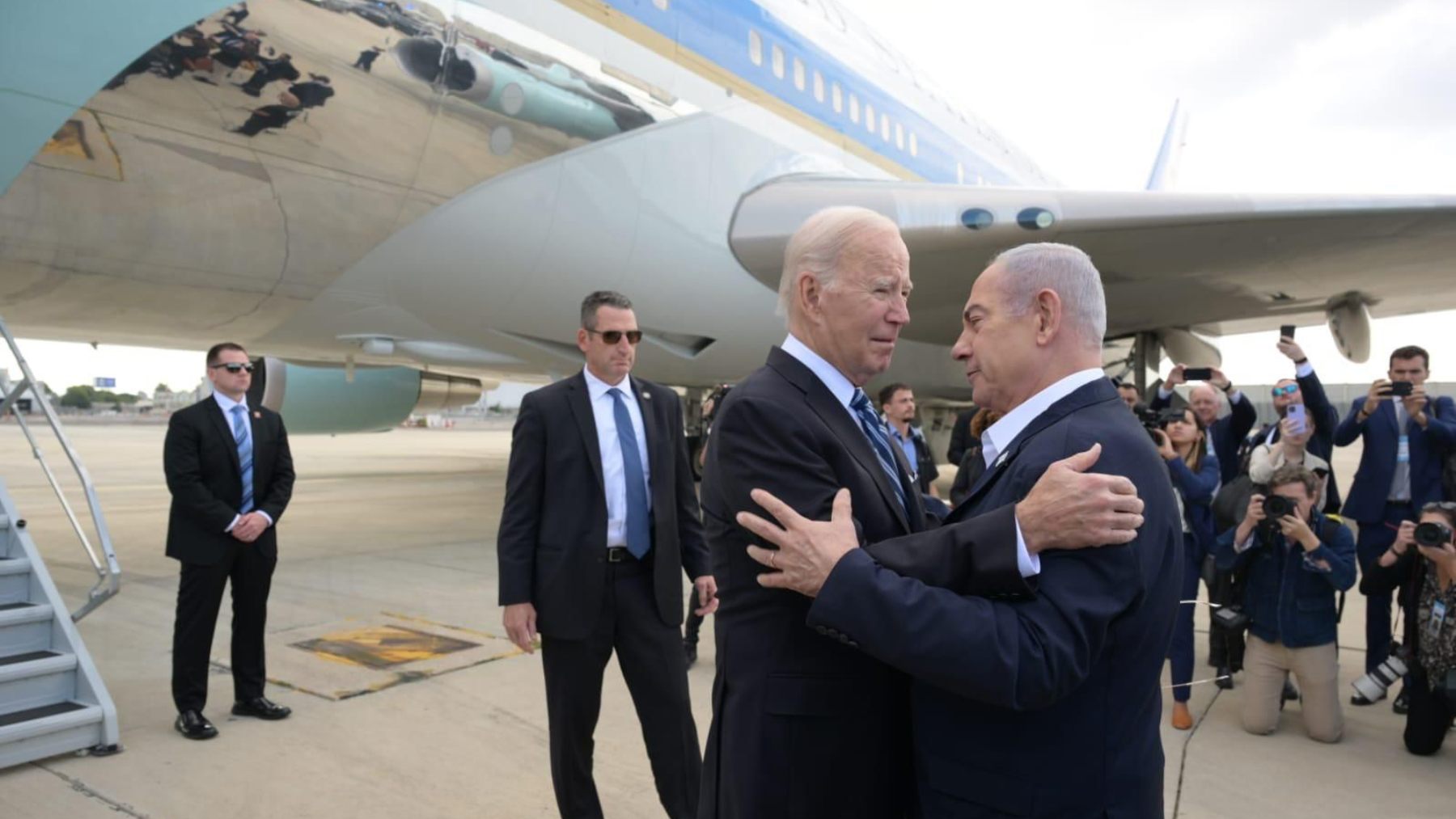 Joe Biden en Israel. (Foto: EP)