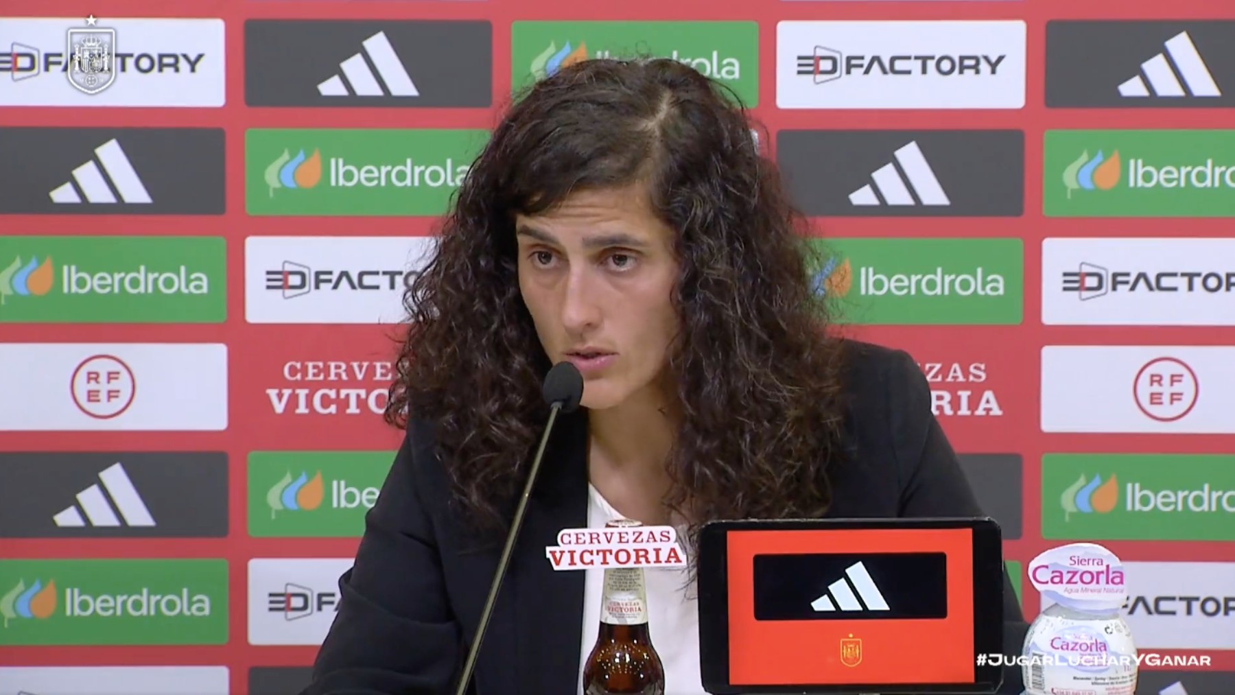 Montse Tomé, en rueda de prensa. (RFEF)