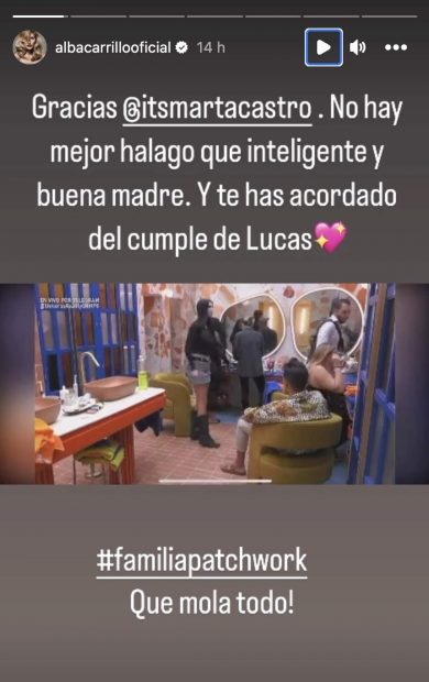 Alba Carrillo en Instagram.