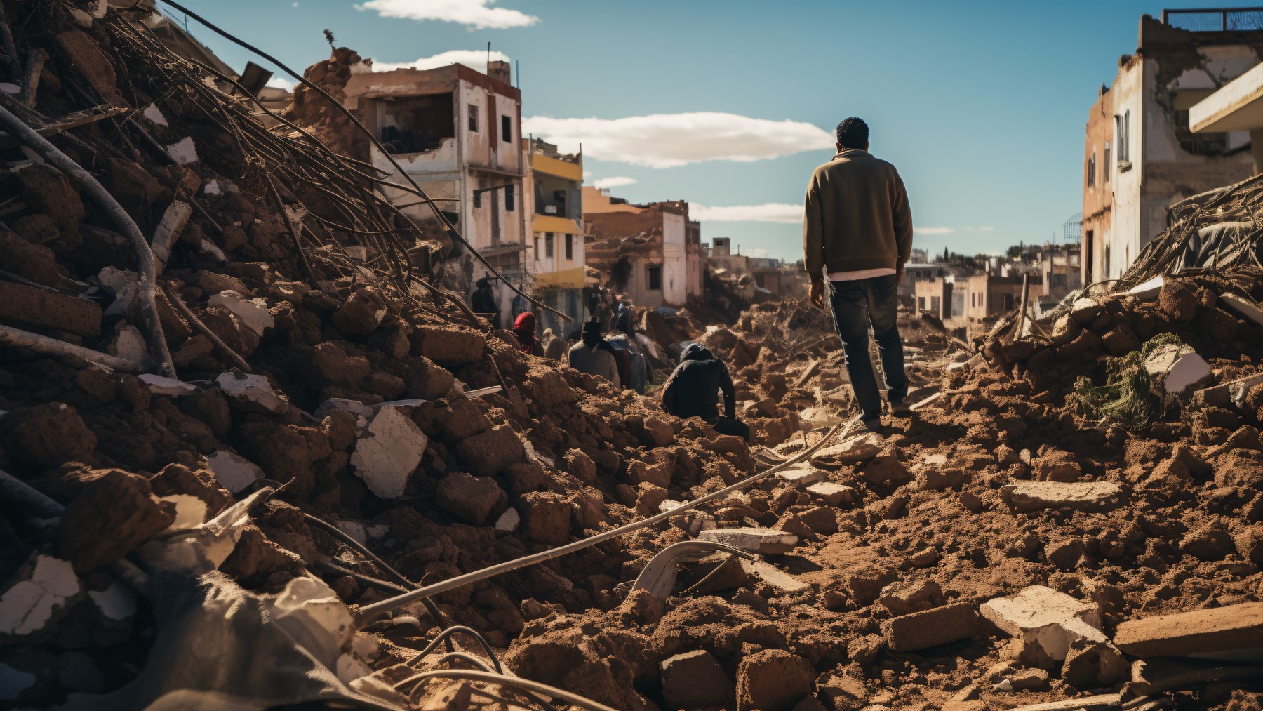 Ciudadanos de Marruecos afectados por el terremoto (EUROPA PRESS).