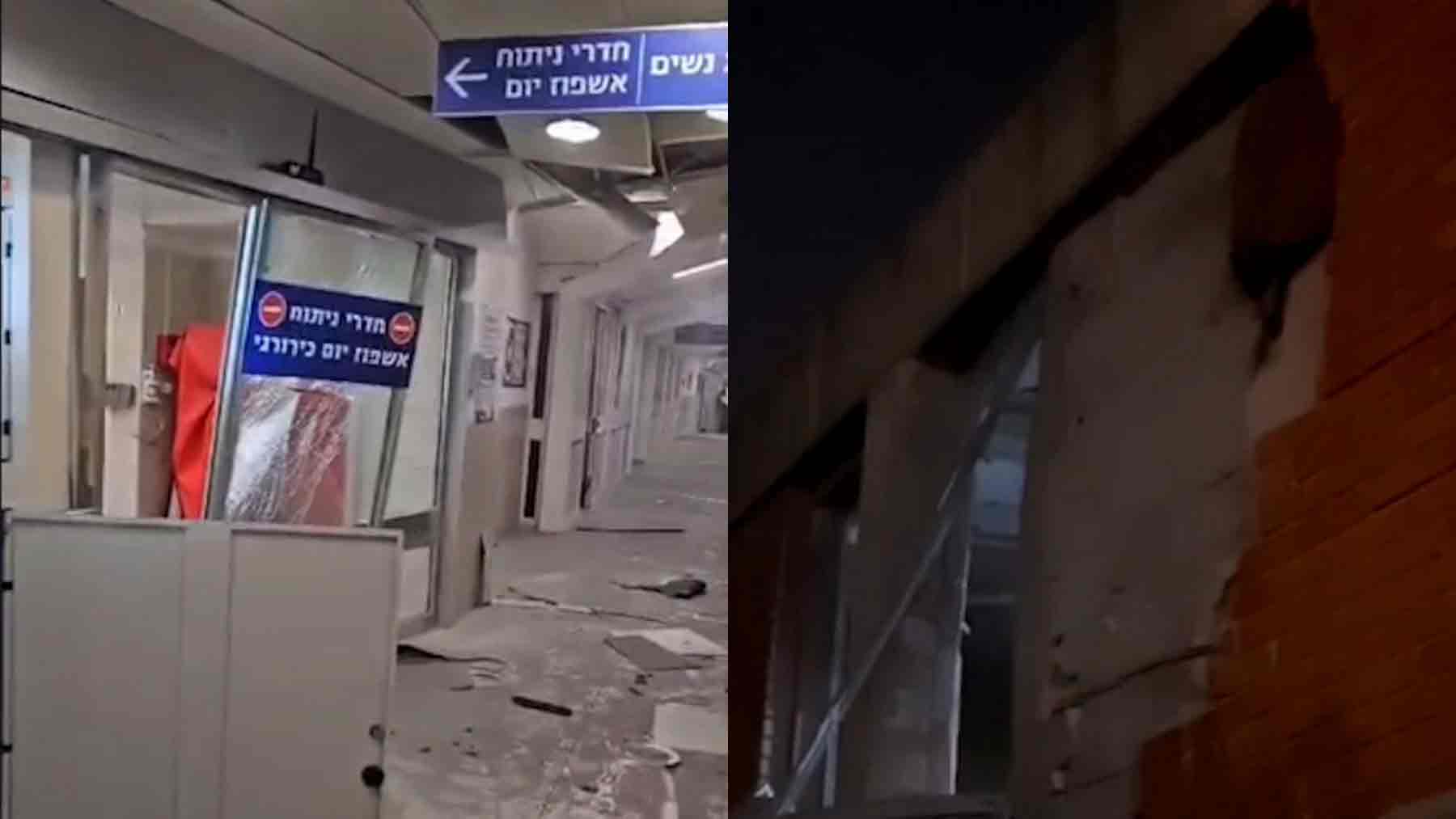 Imagen del hospital infantil de Israel tras el ataque de Hamás