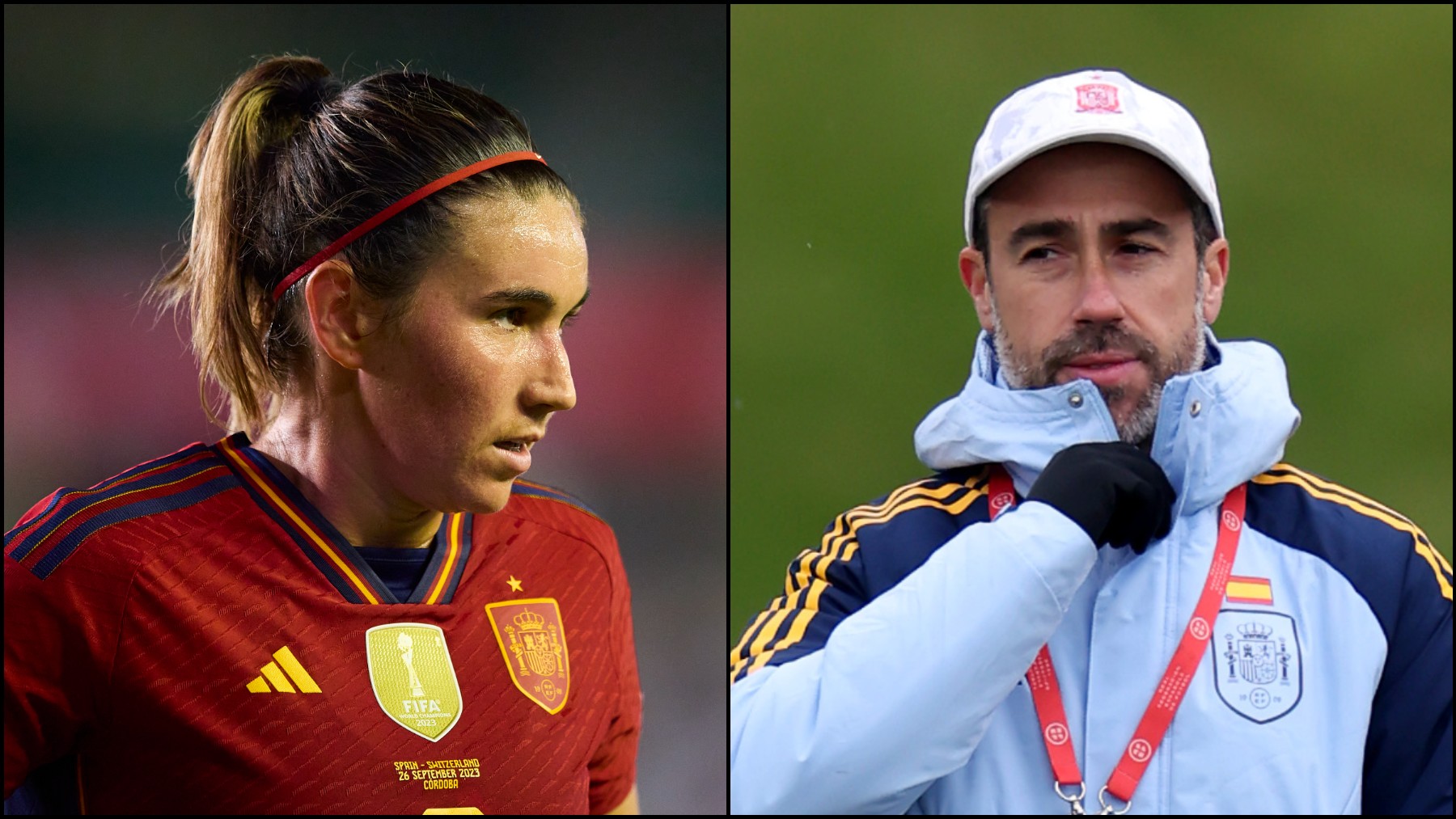 Mariona Caldentey y Jorge Vilda. (Getty)