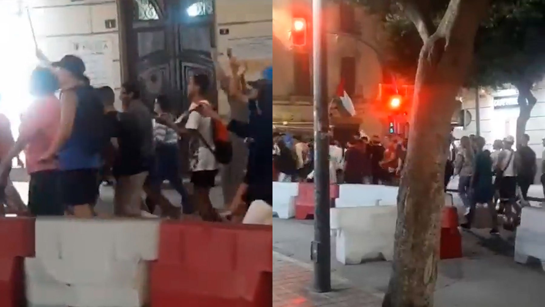 Manifestantes musulmanes atacan comercios judíos y a una sinagoga en Melilla: «¡Israel asesino!».