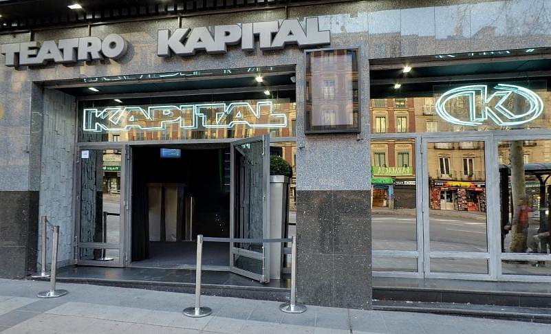 Discoteca Teatro Kapital de Madrid.