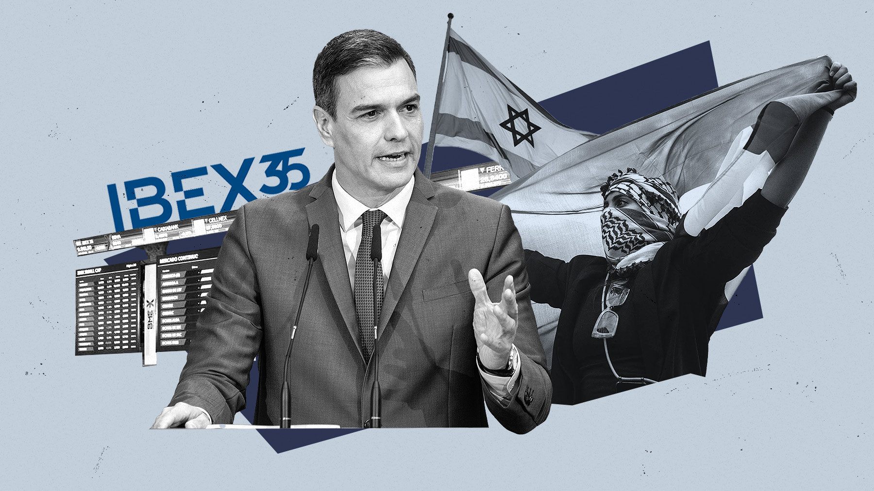 La inestabilidad política provocada por la investidura de Pedro Sánchez y sus negociaciones perjudica al Ibex 35