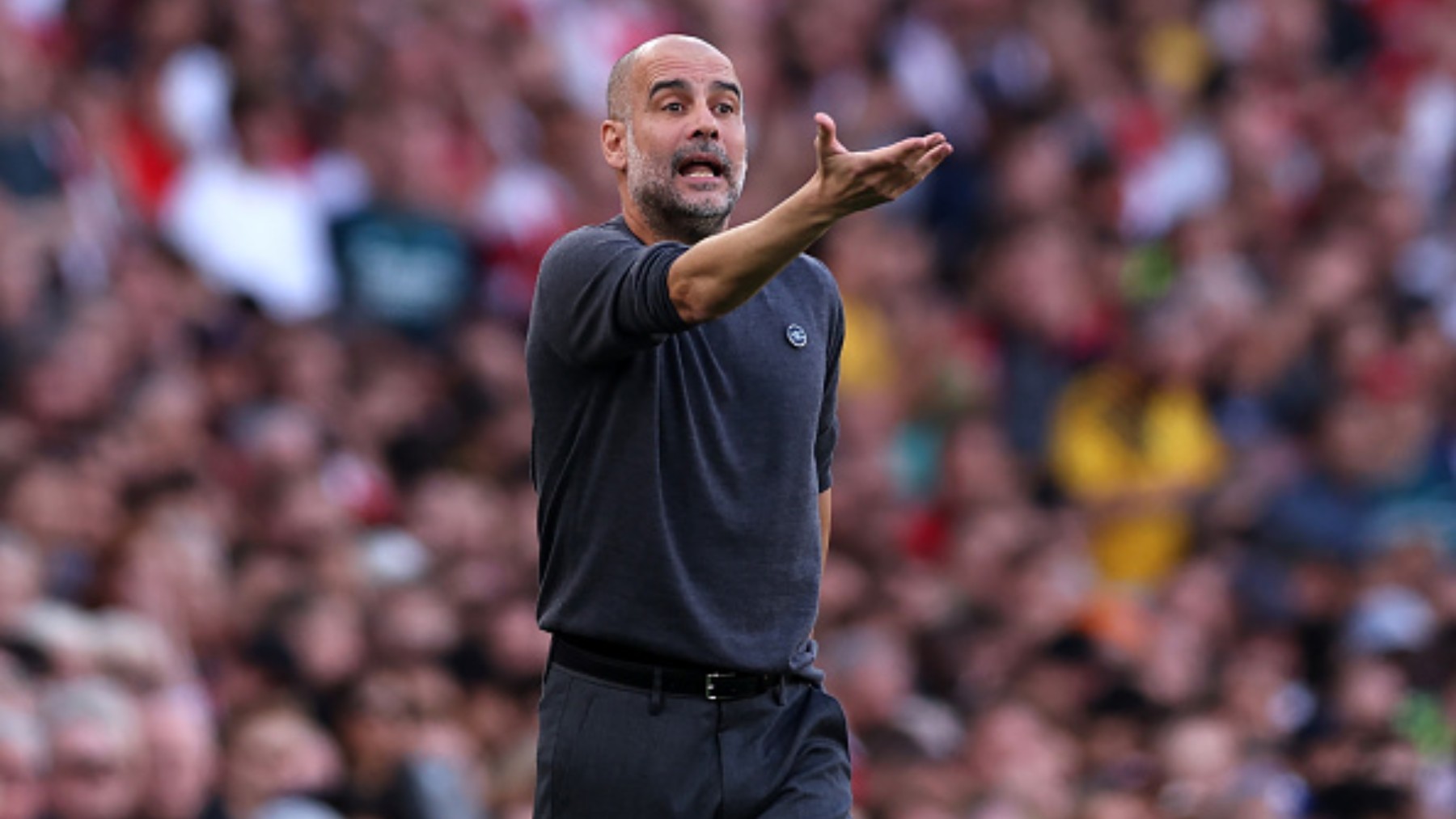 Guardiola esta temporada. (Getty)