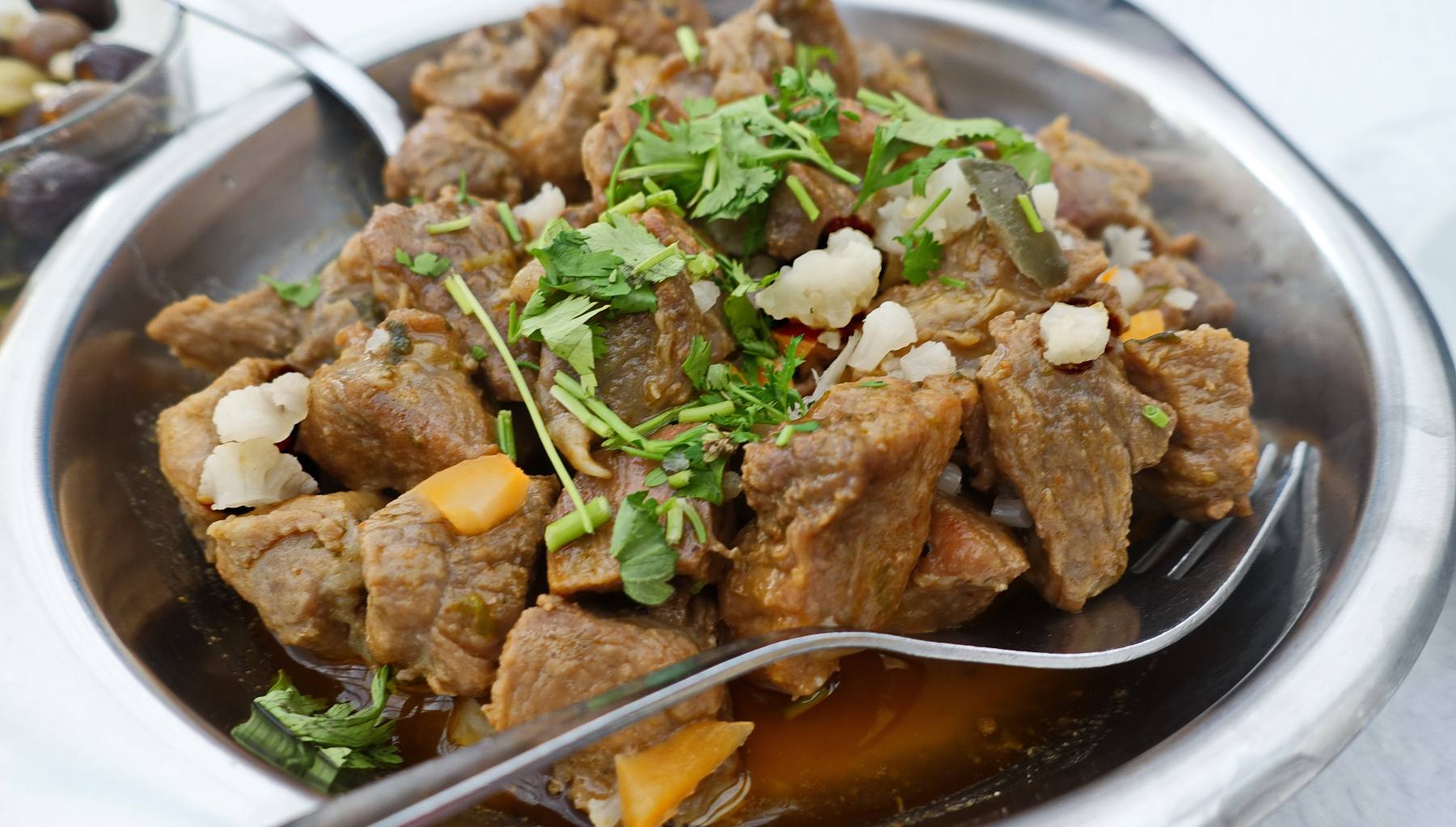 Estofado de carne y yuca