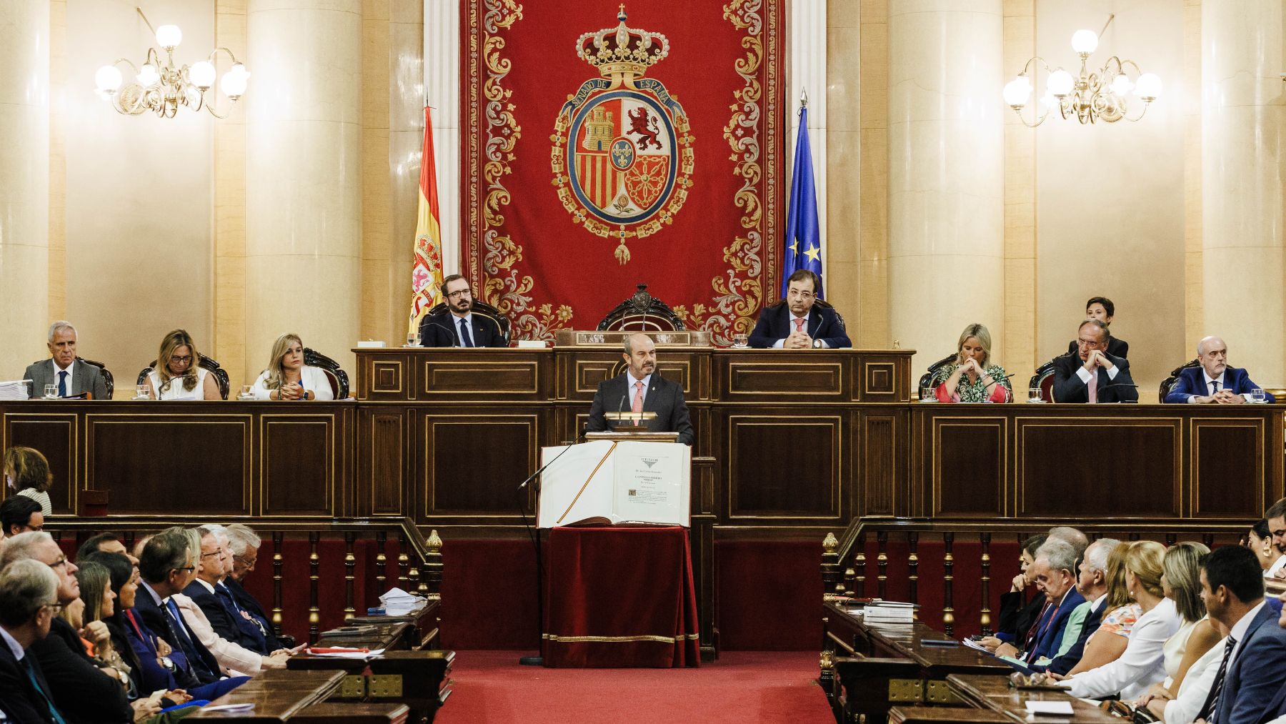 Sesión constitutiva del Senado en la actual legislatura.