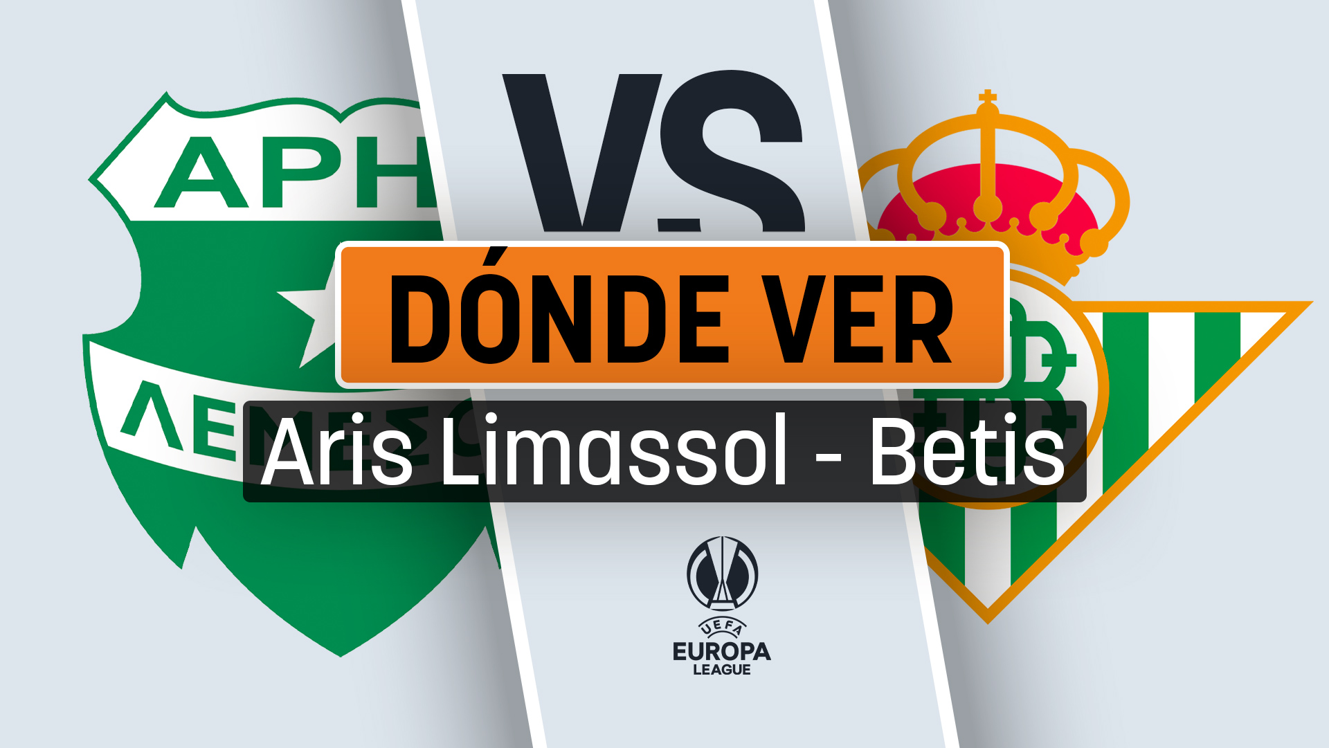 Aris Limassol – Betis: horario y dónde ver el partido de Europa League hoy en directo.