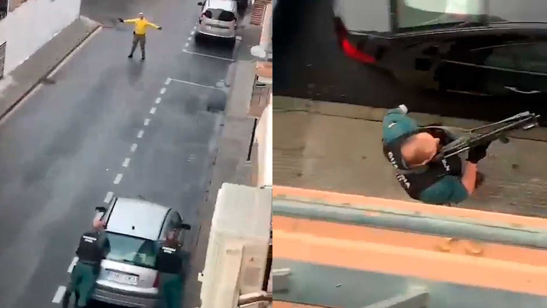 El hombre atrincherado en Fuensalida disparó flechas y atacó con una katana a la Guardia Civil.