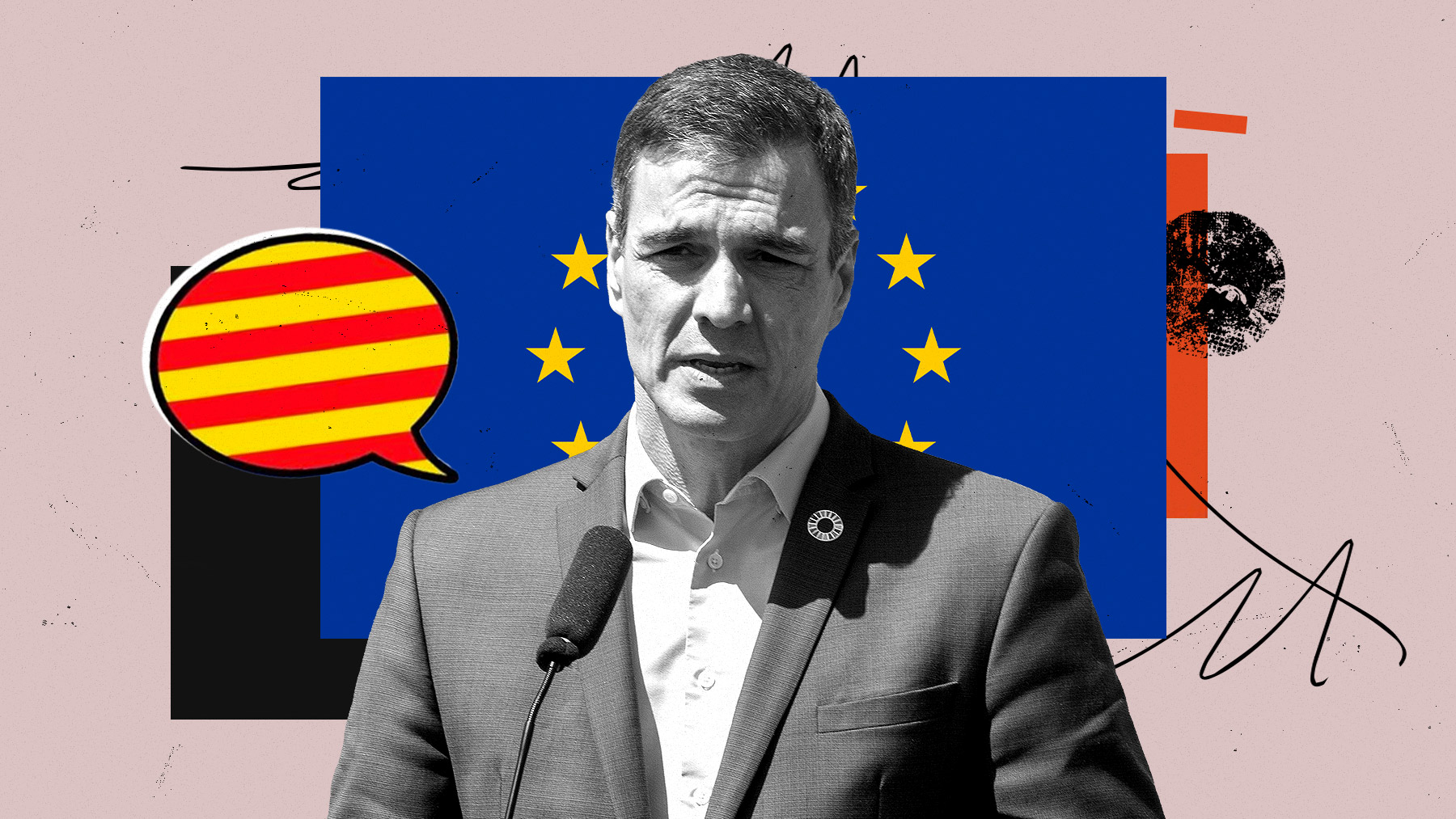 Pedro Sánchez no consigue que en la UE le acepten el uso del catalán en la Eurocámara.