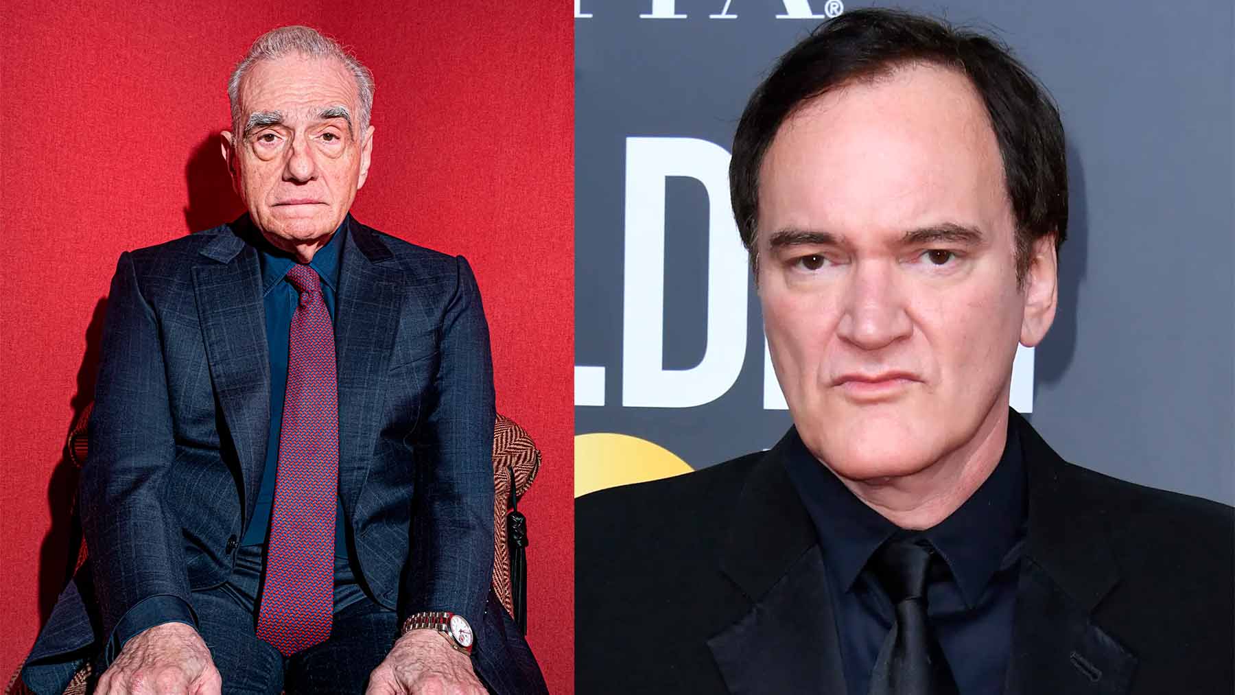 Martin Scorsese (izq) y Quentin Tarantino (dcha)
