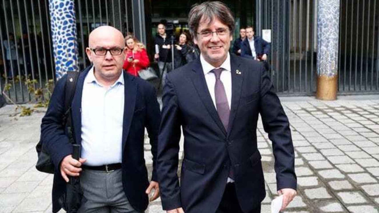 Carles Puigdemont con su abogado Gonzalo Boye en una imagen de archivo.