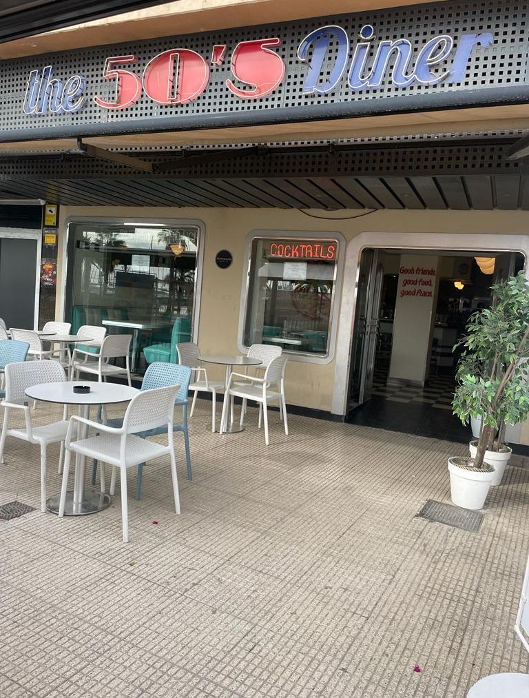 El restaurante The 50’s Diner situado en el Paseo Marítimo de Palma.