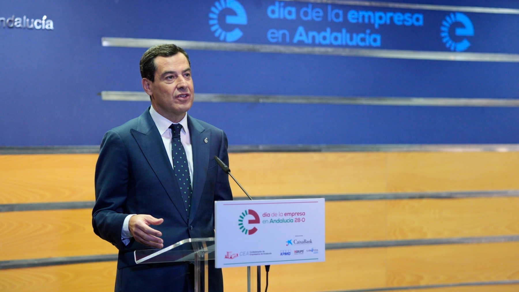 Juanma Moreno, presidente de la Junta de Andalucía (EUROPA PRESS).