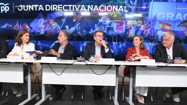 Feijóo equipo elecciones, Feijóo PP, Junta Directiva Nacional PP