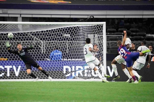 Fermín y su gol al Real Madrid en pretemporada. (Getty)