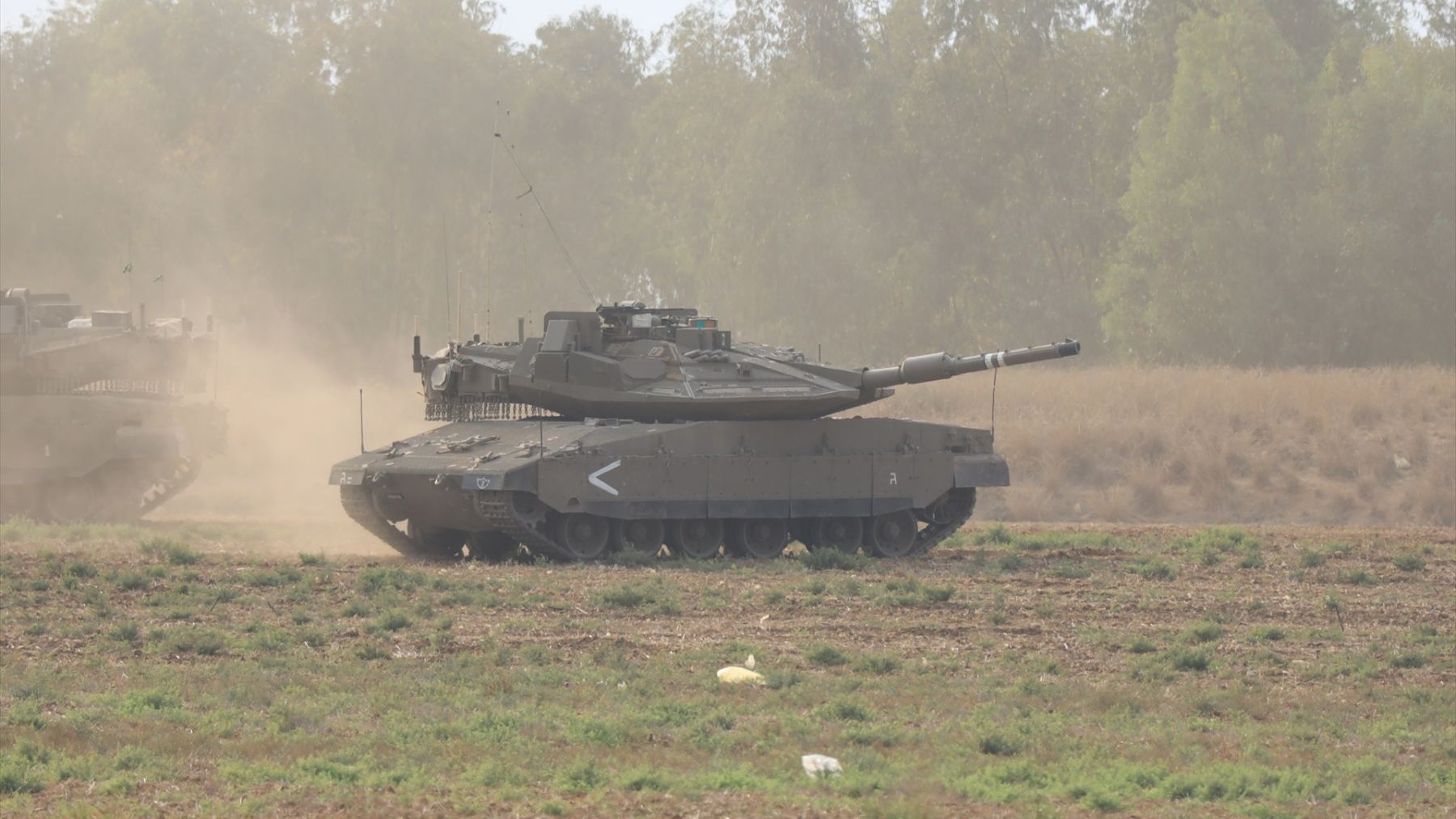 Tanques israelíes cerca de la frontera con la Franja de Gaza (EP)